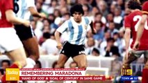 Football superstar Diego Maradona dies _ 9 News Australia