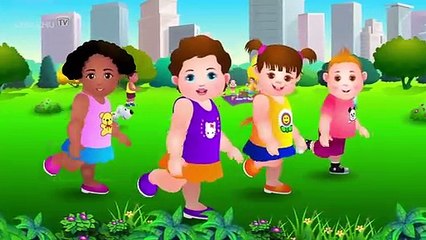 ---Head, Shoulders, Knees -u0026 Toes - Exercise Song For Kids