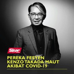 Pereka fesyen Kenzo Takada maut akibat Covid-19