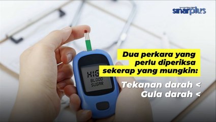 Periksa tahap kesihatan diri⁣