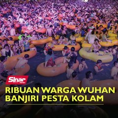 Ribuan warga Wuhan banjiri pesta kolam