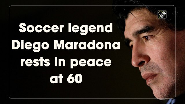 Soccer legend Diego Maradona rests in peace at 60