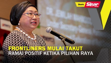 Descargar video: SHORTS: Frontliners mulai takut ramai positif ketika pilihan raya