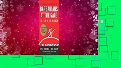 Full version  Barbarians at the Gate: The Fall of RJR Nabisco  For Online