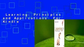Learning: Principles and Applications  For Kindle