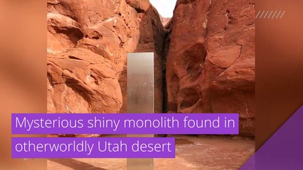 Mysterious shiny monolith found in otherworldly Utah desert, and other top stories in strange news from November 26, 2020.