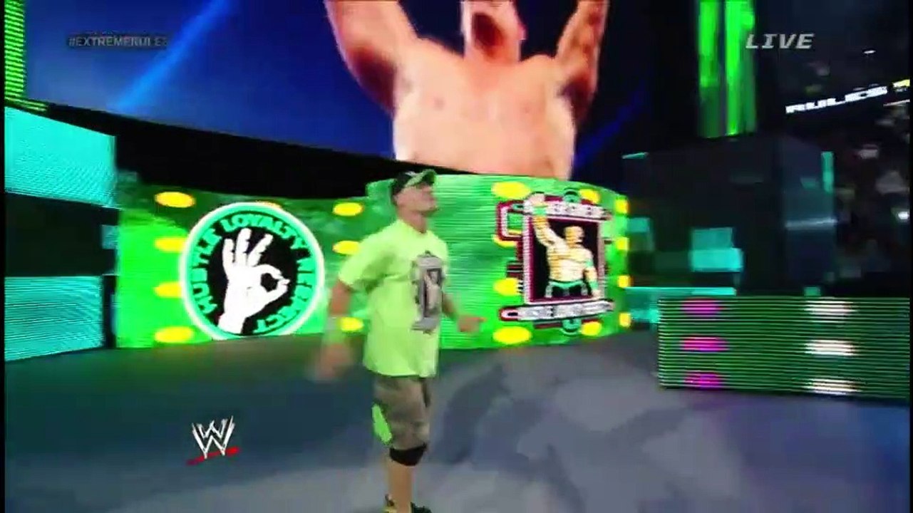 bray wyatt vs john cena EXTREME RULES 2014