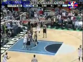 Al Jefferson Silenced the San Antonio Spurs  21 Feb. 2008