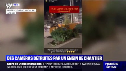 La destruction de caméras de surveillance avec des engins de chantier se démocratise dans les quartiers