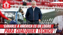 Vucetich: “Ganarle a América es un logro para cualquier técnico