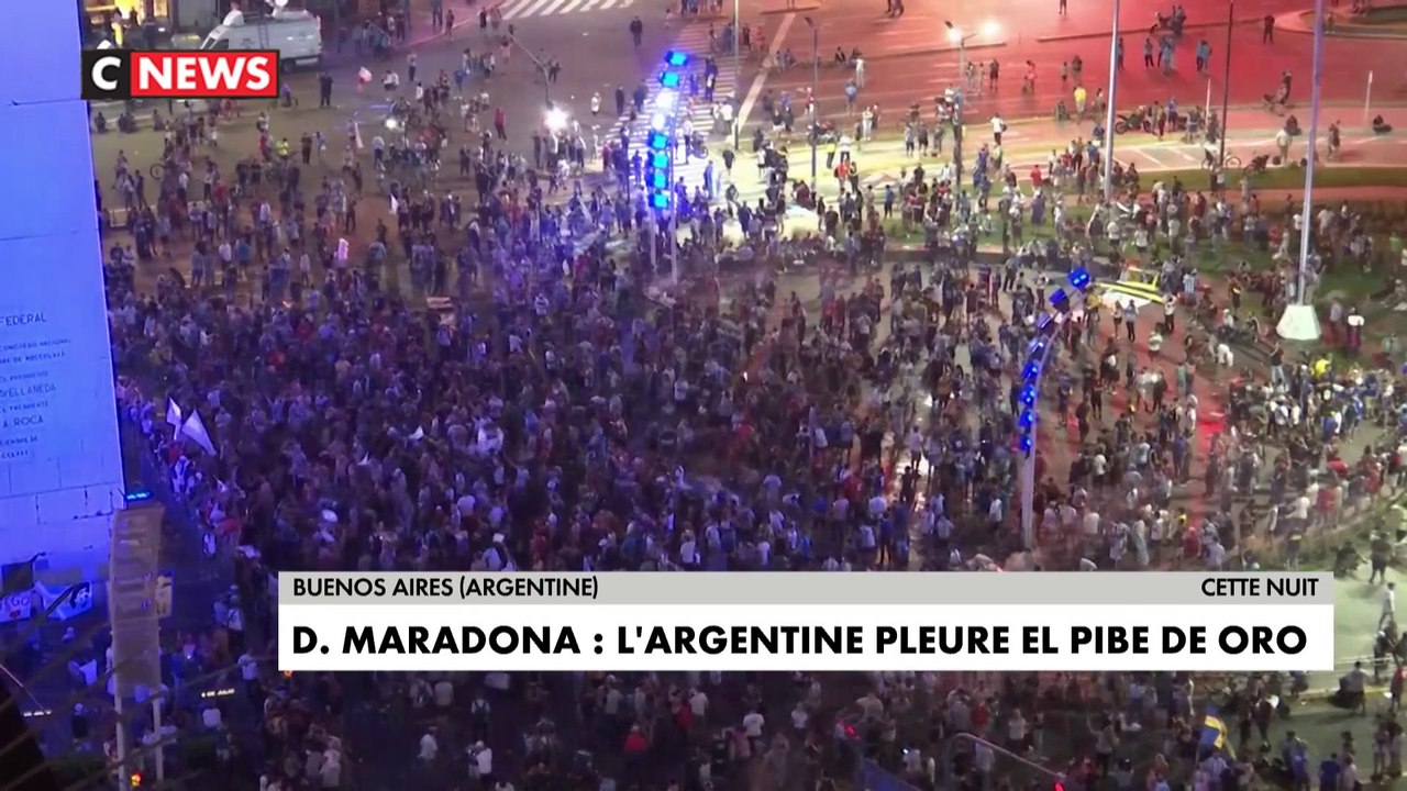 Mort de Diego Maradona : l'Argentine pleure El Pibe de Oro