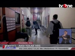 Bubarkan Paksa Aksi Tolak HRS, Ketua FPI Pekanbaru Tersangka