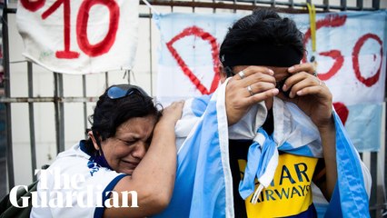 Fans in Argentina and Naples mourn death of Diego Maradona