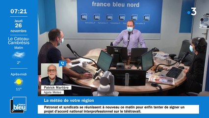 La matinale de France Bleu Nord du 26/11/2020