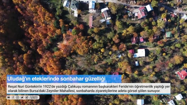 Çalıkuşu Köyü'nde sonbahar güzelliği #Bursa
