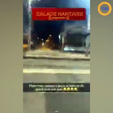 A Nantes, des jeunes détruisent des mats de surveillances avec du matériel de chantier