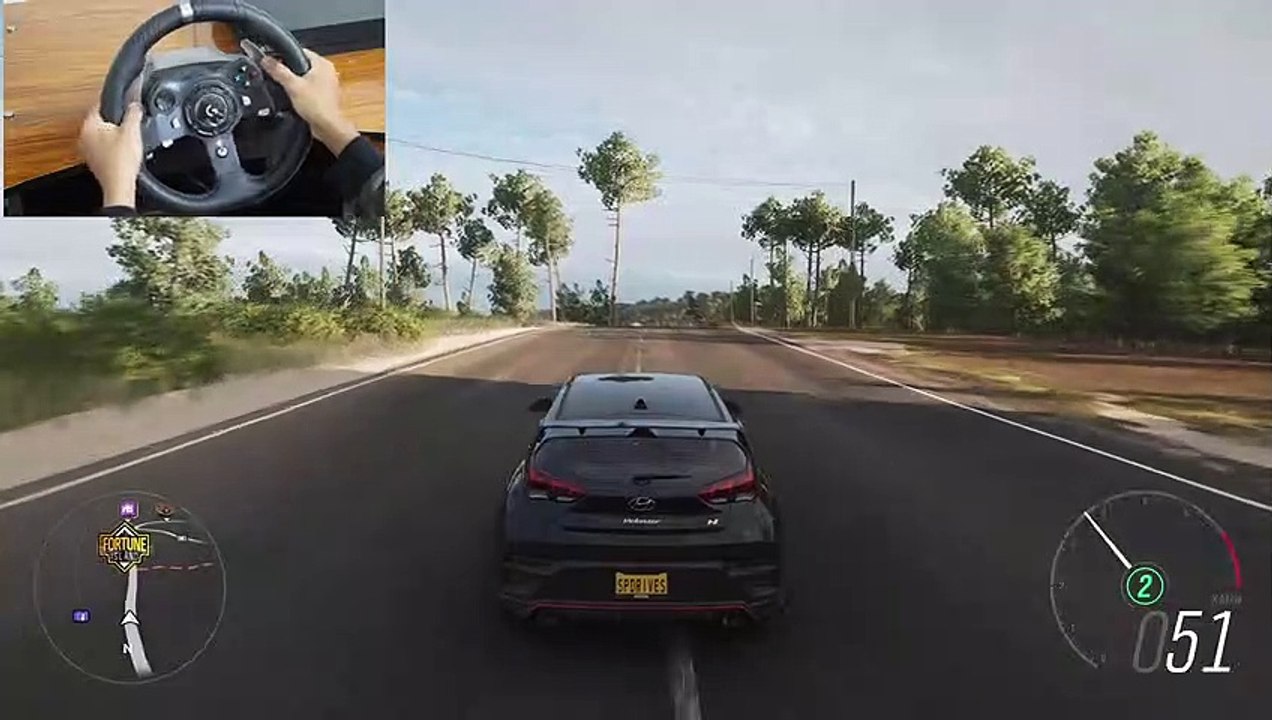 Hyundai Veloster Forza Horizon 4 Logitech g920...