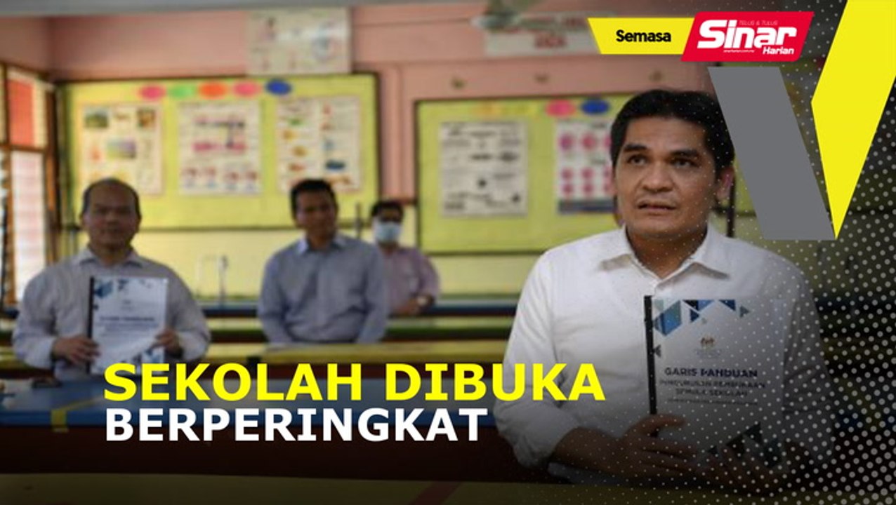 Sekolah buka berperingkat mula 24 Jun