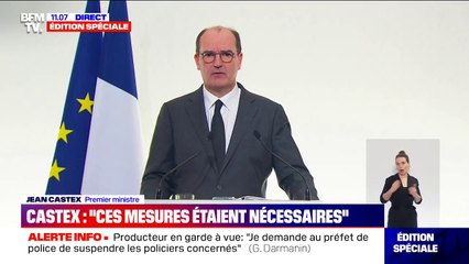 Jean Castex: "Les chiffres, pour encourageants qu'ils soient, restent encore fragiles"