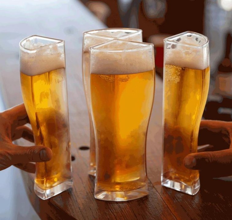 Ce verre peut se décomposer en 4 verres uniques !