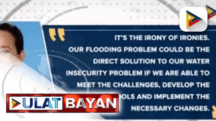 Problema sa bansa, dapat tutukan ng pamahalaan kahit pa matatag ang mga Pinoy ayon kay Sen. Poe; Panukalang batas na layong gamitin ang tubig-ulan bilang supply sa panahon ng tag-init, inihain