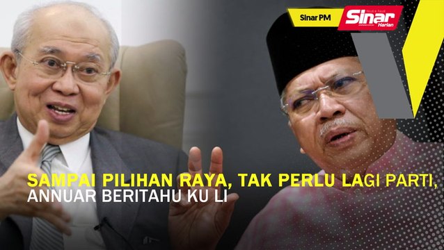 Sinar PM: Sampai pilihan raya, tak perlu lagi parti, Annuar beritahu Ku Li