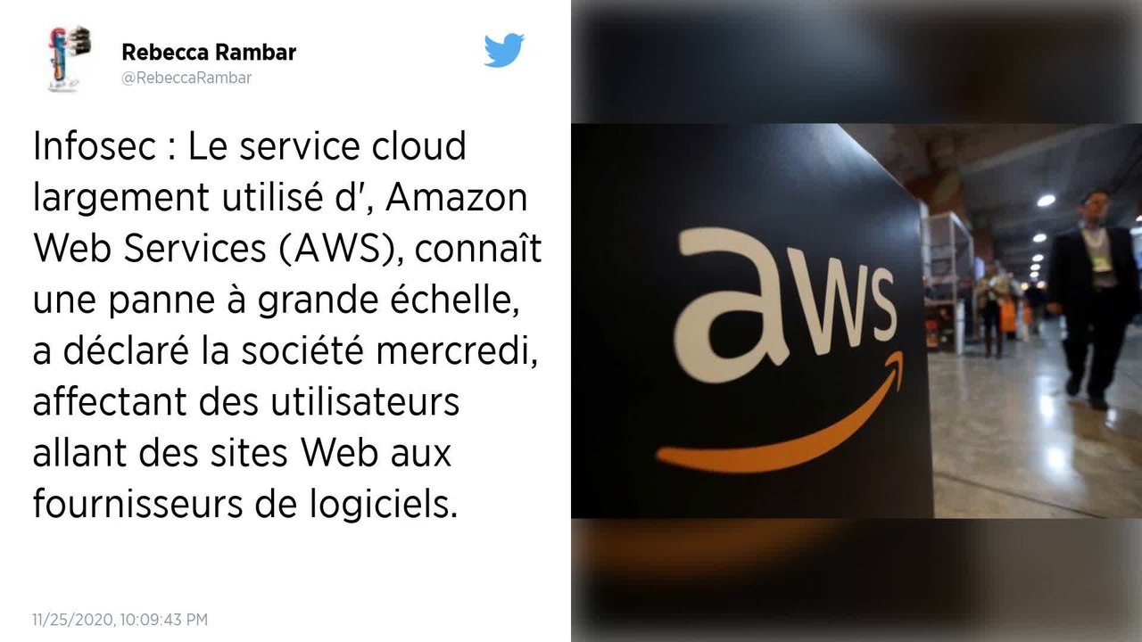 Etats-Unis: panne géante du service de cloud Amazon Web Services