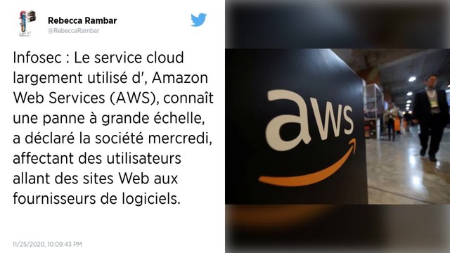 Etats-Unis: panne géante du service de cloud Amazon Web Services