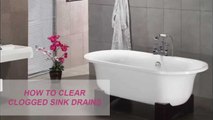 How to Clear Clogged Sink Drains | Zubaida Tariq