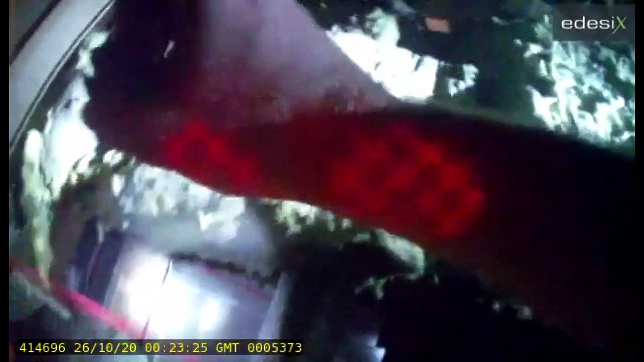 Footage shows two raiders hiding in Sunderland Greggs' loft following break in