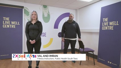 Today Val and Imran are showing us Toe Raises to help improve our balance