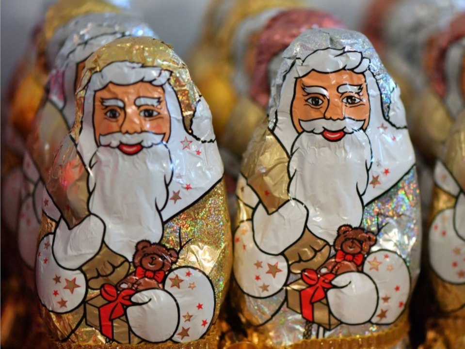 Deutlicher preisunterschied bei schoko-weihnachtsmännern!