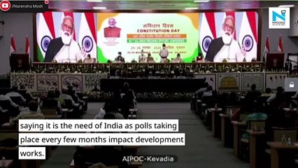 ‘One Nation, One Election’ need of India, says PM Modi