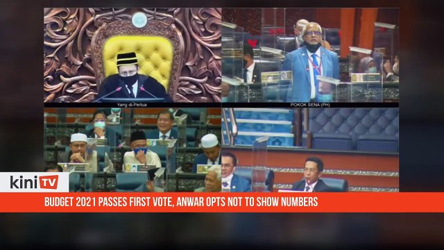 Budget 2021 passes first vote, Anwar opts not to show numbers