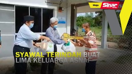 Syawal terindah buat lima keluarga asnaf