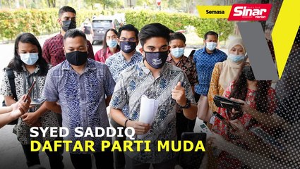Syed Saddiq daftar parti MUDA