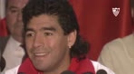 La Liga - Le FC Séville rend hommage à Diego Maradona