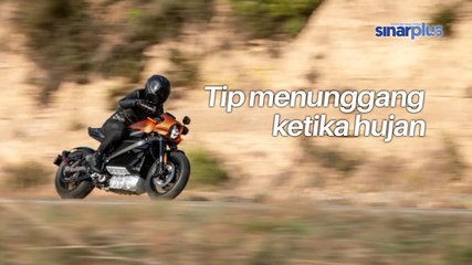 Tip menunggang ketika hujan