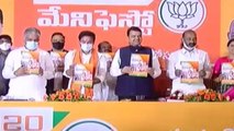 BJP releases manifesto for Greater Hyderabad civic polls