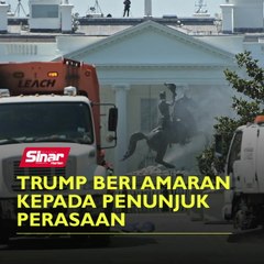 Trump beri amaran kepada penunjuk perasaan