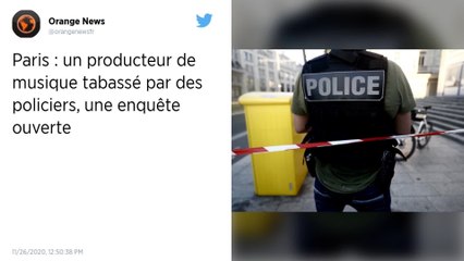 Producteur tabassé à Paris: enquête pour "violences", Darmanin demande la suspension des policiers