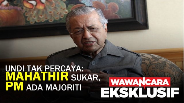 Undi tak percaya: Mahathir sukar, PM ada majoriti
