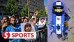 Crowds in Buenos Aires line up to pay their respects to Maradona