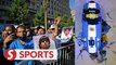 Crowds in Buenos Aires line up to pay their respects to Maradona
