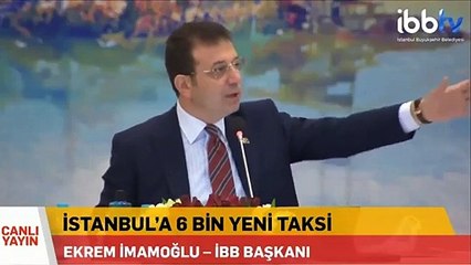 Ekrem İmamoğlu: Taksi simsarları zarar görüyorsa beni hiç ilgilendirmiyor
