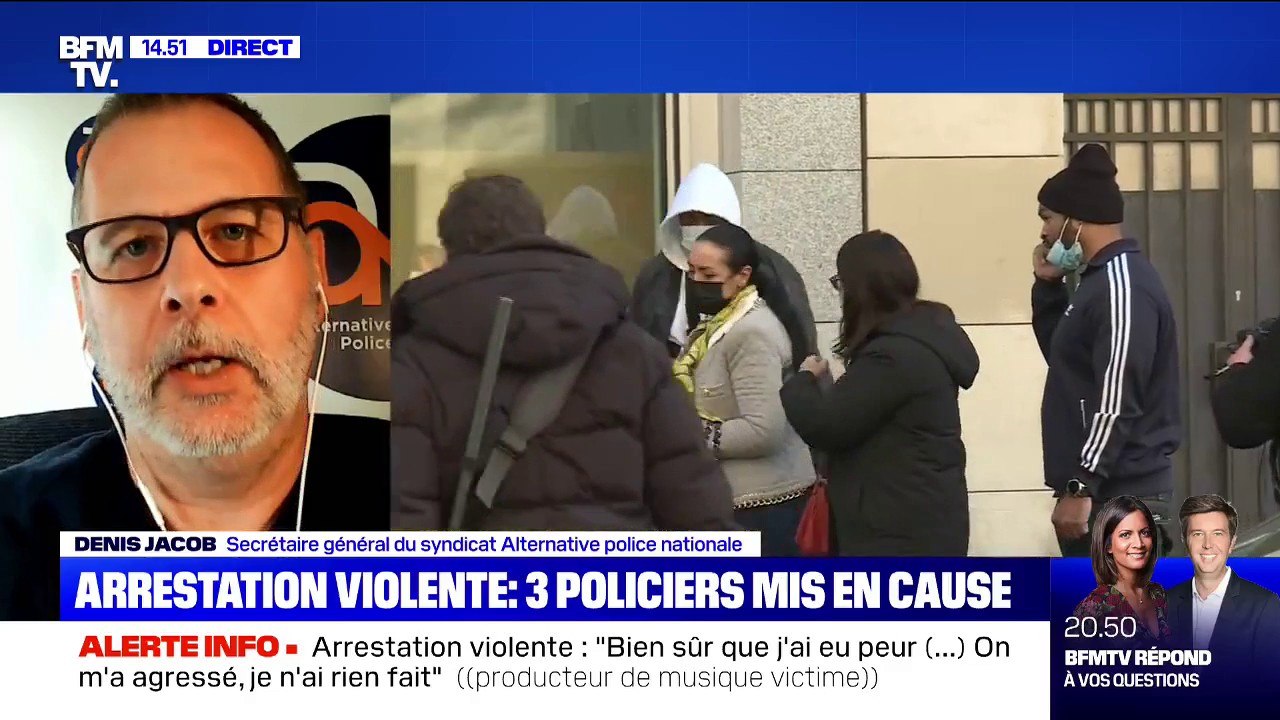 Le secrétaire général du syndicat Alternative police nationale se dit "très circonspect par les explications données par la personne qui se présente comme une victime"