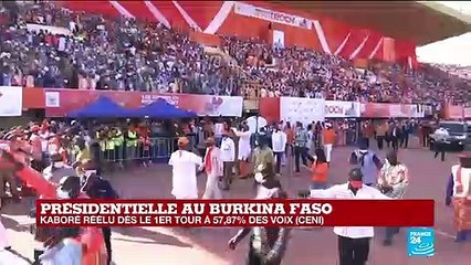 Présidentielle au Burkina Faso : Kaboré réélu dès le 1er tour à 57,87 % des voix