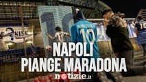 Morte Maradona, l’addio a Diego dei tifosi di Napoli
