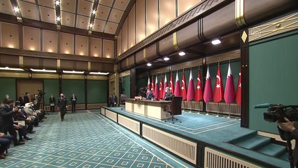 ANKARA - Türkiye ve Katar arasında 10 anlaşma imzalandı (1)