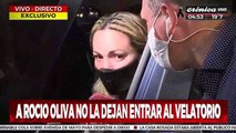 La bronca de Rocío Oliva, cuando le prohibieron ingresar al velorio de Diego Maradona: 